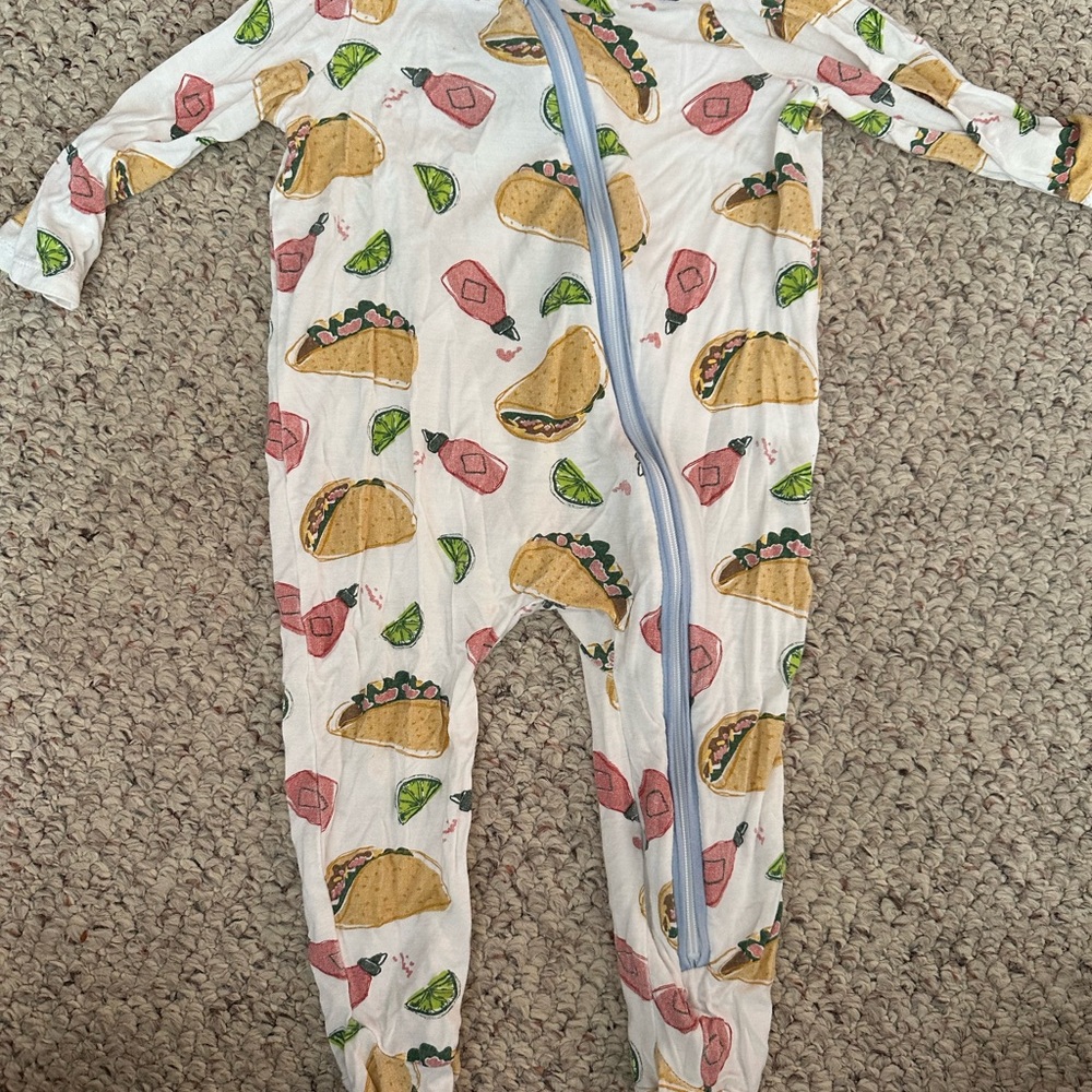 Taco Print Kids One Piece